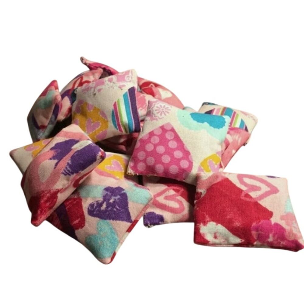 Handmade Catnip Toy Love & Heart Pattern 2 Pack